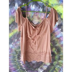 Maurice's large off-the-shoulder top